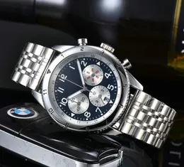 Okyanus Pahalı Lüks Tasarımcı İzle Yüksek kaliteli saat ReloJ Erkekler Business Quartz 6 pimli Tam Fonksiyon Kemer İzle Erkekler İzle Orient Montre