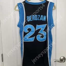 ABD Erkek Basketbol Jersey DeRozan 23 Compton Lisesi Retro Jersey tüm dikişli mavi boyutta S-XXL En Kalite
