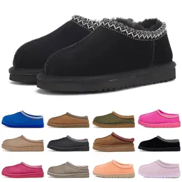 Nya kvinnor tazz toblar tasman päls glider klassisk senapsfrö ultra mini plattform stövlar slip-on les petites mocka övre fårskinn ull blandning vinter designer tossor