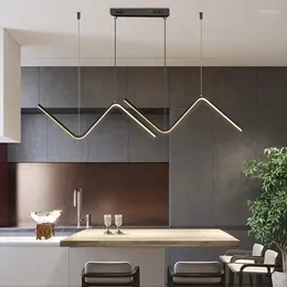 Ljuskronor modern ledt tak ljuskrona för bord matsal kök bar hänge belysning upphängning design armaturer armaturer
