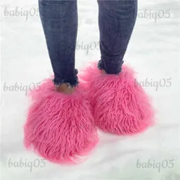 Factory Price New Designer Real Tan Sheep Fur Women Slides Slippers For Season With Customized Color T231104