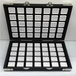 Smyckespåsar Pirmiana Premium Display Box med Clear Acrylic Tray Stylish för lösa diamanter och ädelstenar