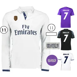 Real Madrid Retro Soccer Jersey Finals Football Shirt GUTI BENZEMA SEEDORF CARLOS RONALDO Modic 2016 17 18 BALE MARCELO Kroos ZIDANE Beckham RAUL Vintage FIGO kits