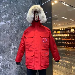 Mens Designer White Duck Down Down Winter Womens Jackets Parkas Parkas Coats Outdoor Windbreakers زوجان معاطف دافئ سميكة قمم خارجية بعدة مقنعين XS-2XL