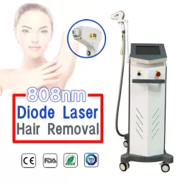 Effektiv 808nm Diode Laser Hårborttagning Smärtfritt säkerhet Hårborttagningsmaskin Ice Cooling Diode 808 Hårborttagare Apparater Depilacion Lazer Machine