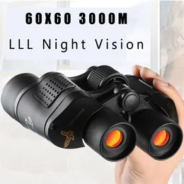 Telescopes 60x60 3000M HD Professional Hunting Binoculars Telescope Night Vision for Hiking Travel Field Work Forestry Fire Protection