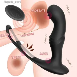 Diğer Masaj Ürünleri Erkek Prostat Masaj Uzak Anal Vibratör 10 Hız Gecikme Boşalma Halkası Testis Uyarısı Anüs Fiş Beklenmesi Yetişkin Seks Oyuncakları 18+ Q231104