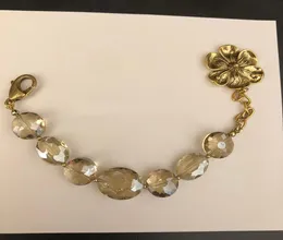 Clássico retro cristal tênis pulseiras para mulheres moda simples flor pingente pulseira carta impressa ajustável pulseira chain3805027