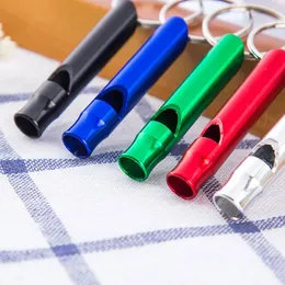 Buitengadgets Outdoor Metal Multifunction Whistle Pendant met sleutelhanger sleutelhanger voor Outdoor Survival Emergency Mini Size Whistles Team Gifts