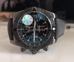 44mm Relógio Cronógrafo Masculino Mens Automático 7750 Relógios Homens Eta Movimento Data Pvd Preto Carbono Chronomat Gf Maker Sport Valjoux GfF Relógios de Pulso