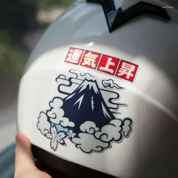Avvolgimento regalo giapponese adesivi per auto modificate Luce Rising Blessing Helmet Locomotive Electric Outdoor Riflettente