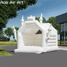 Mais recente estilo PVC PVC Castle Inflatável Castelo Casado Casa com soprador de ar para evento ou proposta ao ar livre