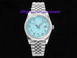 Dubai Prince Men's Watches Arabic Digital Sapphire Automatisk mekanisk klocka 41mm 904L Cal.3235 Night Glow Waterproof Stainless Steel Toppkvalitet Arvur-1