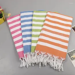 타월 줄무늬 소프트 코튼 핑크 비치 목욕 타월 toalla playa fouta scarf 성인 100x180cm를위한 터키 술 터키