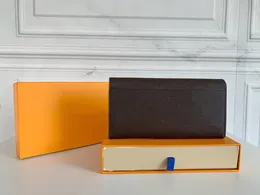2024 Classic Black Textured Wallet with Designer Orange Presentation Box - Spacious, Elegant Accessory for Style-Conscious Individuals 60531
