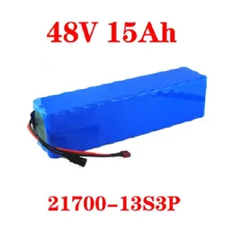 2021 latest products 48V Ebike Battery 15AH 21700 13S3P High power 500W Electric Bike Batteries 48V15ah Lithium with 50A BMS3591520