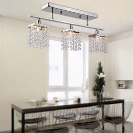 Kolye lambaları Nordic yaratıcı kapalı led kristal avize aydınlatma Modern minimalist villa el yatak odası restoranı ışık AC 110/220V