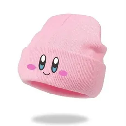 Big Eye Embroidery Elasticity Beanies Women's Cartoon Knitted Skull Caps Winter Warm Hip Hop Hats Men Crimping Melon Leather Hat GC2444