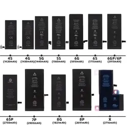 Batteria nuovissima per IPhone 14 5 6 6S 5S SE 7 8 Plus X Xs Max 11 Promax 12 Mini Pro Max 13 13 Pro Max Mini batterie per telefoni cellulari