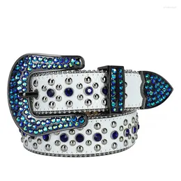 Cinture Punk Hip Hop Cintura con strass Gotico Harajuku Y2K Diamante lucido Uomo Donna Accessori per la vita del partito Borchia di cristallo