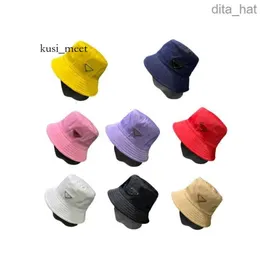 Projektant Bucket Hat Nylon Expedition Summer Demin Yellow Parda Sier Prad Outdoor Fishing Baseball Cap Triangle Hats Spring