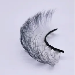 False Eyelashes 100pairs 25mm Colored Eyelash 3D 5D Faux Mink Gradient Colorful Fluffy Lashes Extension Makeup Cruelty Free Cosplay