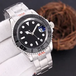 メンズウォッチDHGATE 40mm Yacht自動日付wristwatchムーブメントデザイナーメカニカルメンステンレス904Lスチールウォッチwristwatches Montre de Luxe Watches Master