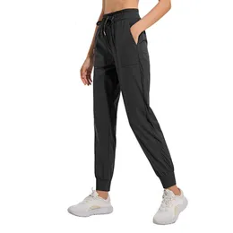 Calças esportivas frescas de secagem rápida para meninas leggings de verão com cordão calças casuais na tendência de corrida e fitness