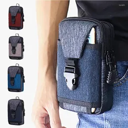 Waist Bags Pack Men's Casual Bag Travel Purse Waterproof Belt Zipper Tactical Outdoor Sport Multifunction Change Phone Pocket