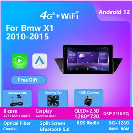 فيديو صوت Android Car مع شاشة تعمل باللمس 10 بوصة GPS BT Radio Stereo DVD Player for BMW X1 2010-2015