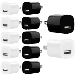 US AC Home Travel USB Wall Charger 5V 1A Stromadapter USB -Ladegeräte für iPhone 15 12 13 14 Samsung Galaxy S6 S7 S20 S22 F1