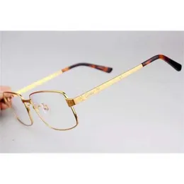 Fashion Trend Full Myopie ct0203 ultraleichte Business-Brille aus reinem Titan Halbrahmen 0041 kann mit AgingKajia ausgestattet werden