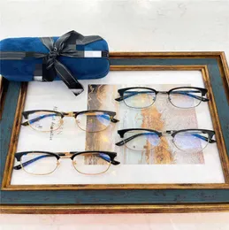 20% off for luxury designers family metal spectacle frame gg0590 Jiangnan same Korean literary artistic men women can be equipped with short-sighted