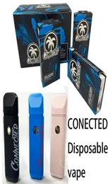 Cigarettes électroniques Nouveaux stylos vape jetables CONECTED 380mAh E cigarettes Batterie rechargeable Stylo vape vide 1 ml Vaporisateur with2742831