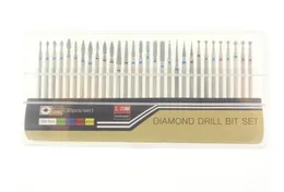 30PCSEST Diamond Diam Drill Bet مجموعة طحن للملحقات الكهربائية لآلة Manicure Art Art Clean Burr Tools KITS2582045