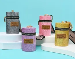 Designer Mini Bag Key Rings Silk Scarf Lipstick Macaron Keechchains Borse Candering Ceyring Chain per Women8301435