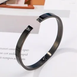 Bangle ZG Pulseira para amantes produtos de tendências encantos tendência simples pode ser rotulação moda all-match casais jóias