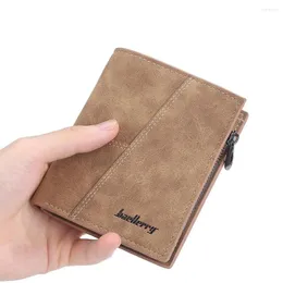 Wallets Men's Short Wallet Business Horizontal And Vertical Multi-card Zipper