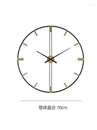 Table Clocks Modern Simple And Luxury Clock Creativity Spanish Art Fashion Wall Watch