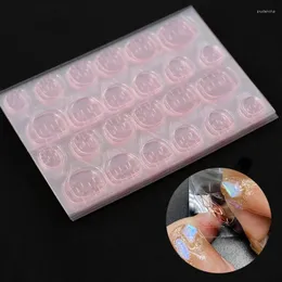 Nail Gel Yanruo 240st Pink Double Sided False Art Adhesive Tape Lim Sticker DIY Tips Fake Acrylic Manicure Makeup Tools