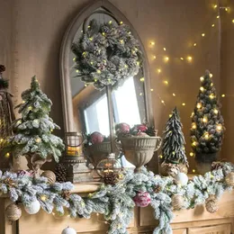 装飾的な花壁の装飾のためにぶら下がっている人工花rattan偽の植物はガーランドのロマンチックな結婚式の家を去る