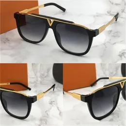 A mais recente venda popular moda masculina designer óculos de sol 0937 placa quadrada combinação de metal quadro qualidade superior lente anti-UV400 w248N