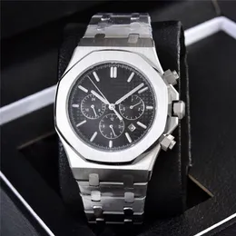 Mens Watch Designer Luxury Multifunctional battery Movement Watch Multifunctional Dial Classic Size 42MM 904L Stainless Steel Strap watches for men Orologio.