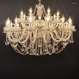 Chandeliers Modern K9 Crystal Lustres Cristal Lamps D90cm H80cm 18ARMS AC110V/220V HOME DECORA LIGHTING FIXTURE 거실 용.