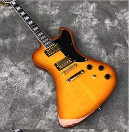 Honey Burst RD Guitarra Elétrica Glod Hardware Rosewood Fingerboard Mogno Corpo Personalizável Guitarra de Alta Qualidade