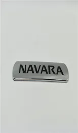 Para nissan navara traseira logotipo placa emblemas frontier captador d21 d22 d23 d40 porta lateral cromo placa de identificação3989689