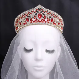 Luxury Bridal Crown Headpieces Sparkle Rhinestone Crystals Wedding Crowns Crystal Headband Hair Accessories Party Tiaras Baroque C285S
