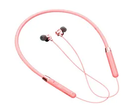 Fones de ouvido Bluetooth 50 Fones de ouvido esportivos sem fio Estéreo Subwoofer Pendurado no pescoço magnético à prova d'água4918515
