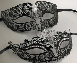 Metallo Filigrana Strass Mascherata Veneziana Coppia Maschera Coppia Ballo Evento Maschera per la festa nuziale Lotto Costume UOMINI DONNE4258248