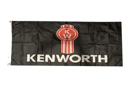 Kenworth Trucks Trucking Flag 150x90cm 3x5ft Printing Polyester Club Team Sport inomhus med 2 mässing GROMMETS7649485